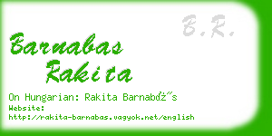 barnabas rakita business card